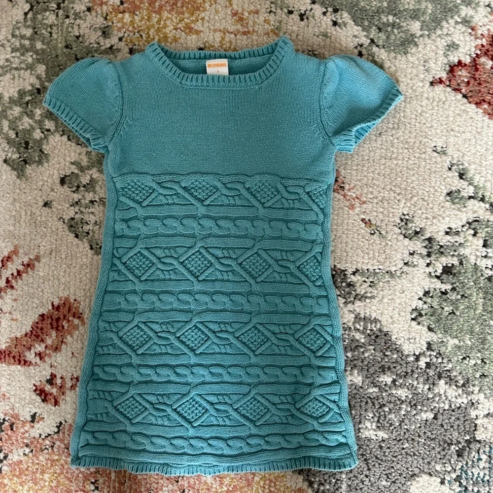 Gymboree Sweater Dress Size 4 Girl 100% Cotton GUC